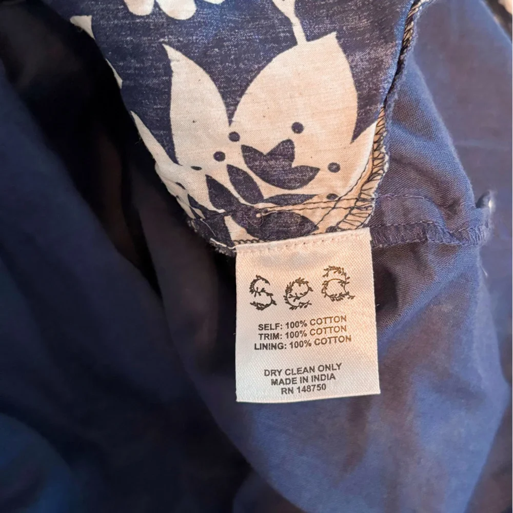 Sea New York Navy and Cream Mint Patterned Dress Women Small - Picture 12 of 13